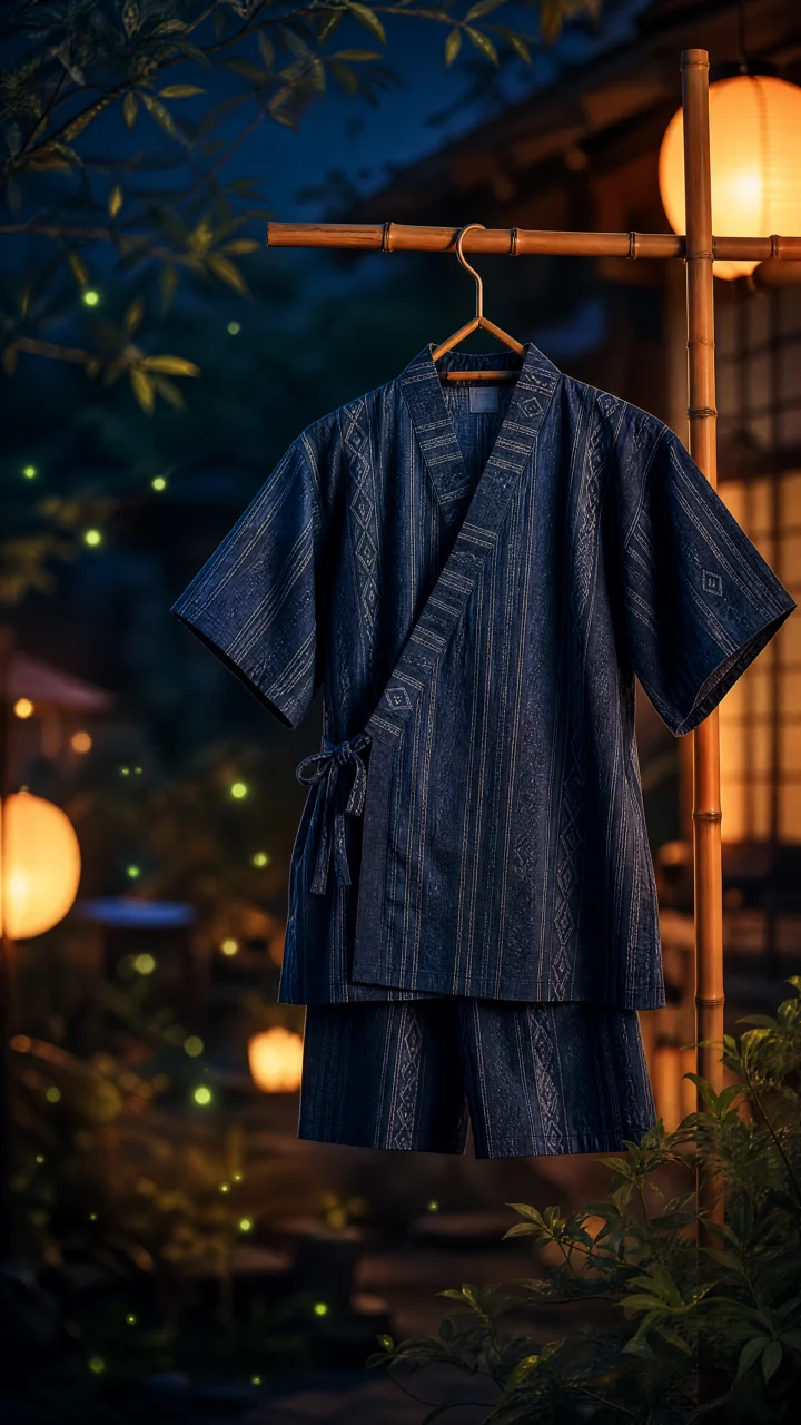 夏夜甚平手机壁纸