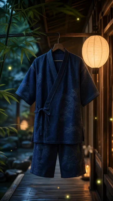 夏夜甚平和风手机壁纸