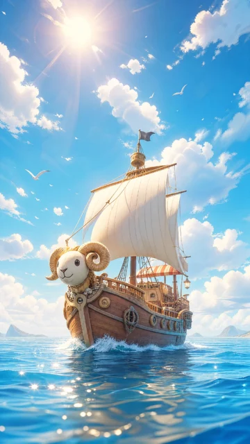 梅利号海上冒险手机壁纸