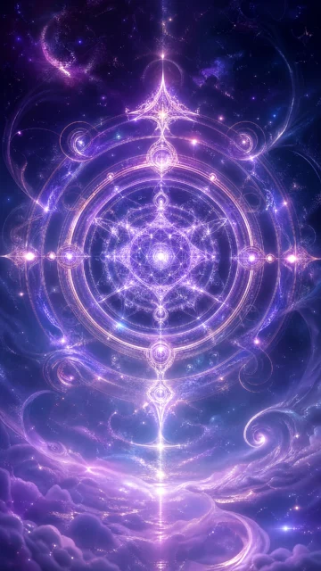 魔法符文神秘光阵手机壁纸