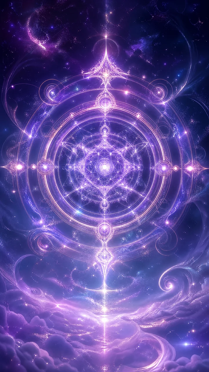 魔法符文神秘光阵手机壁纸