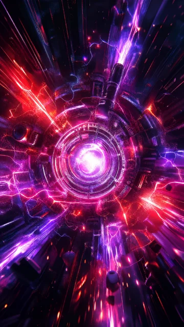 暴走模式霓虹能量手机壁纸