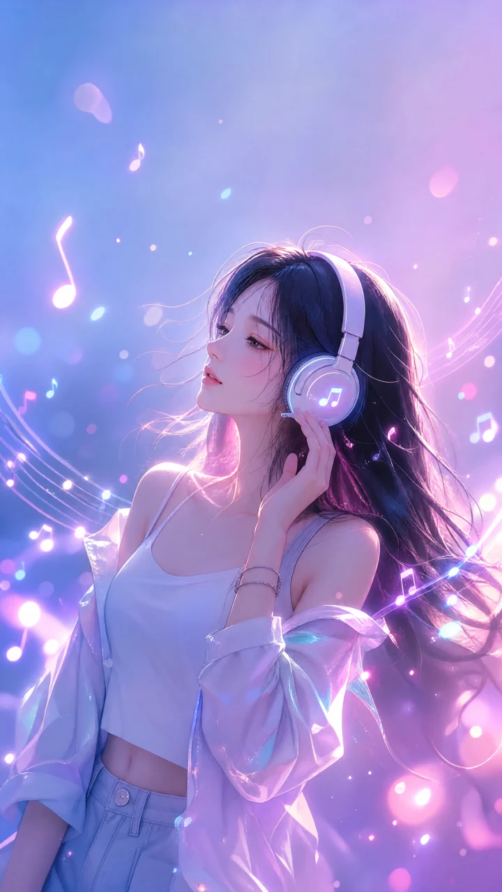 音乐少女梦幻手机壁纸