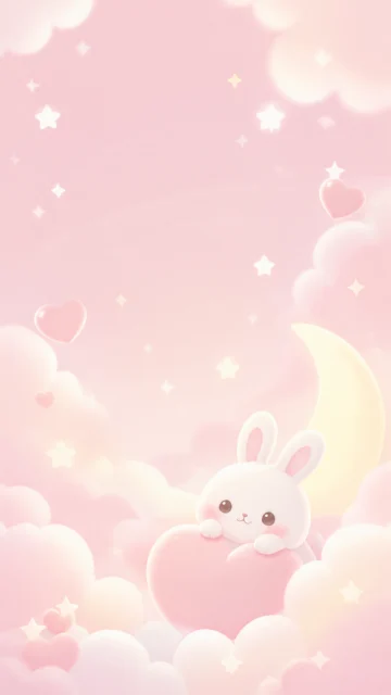 粉色梦幻可爱风手机壁纸