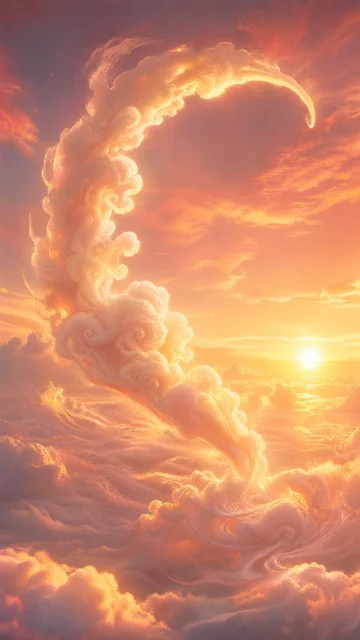 筋斗云梦幻祥云手机壁纸