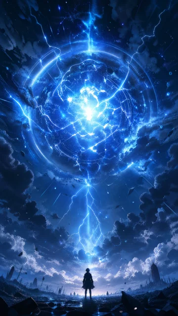 元气弹能量之光手机壁纸