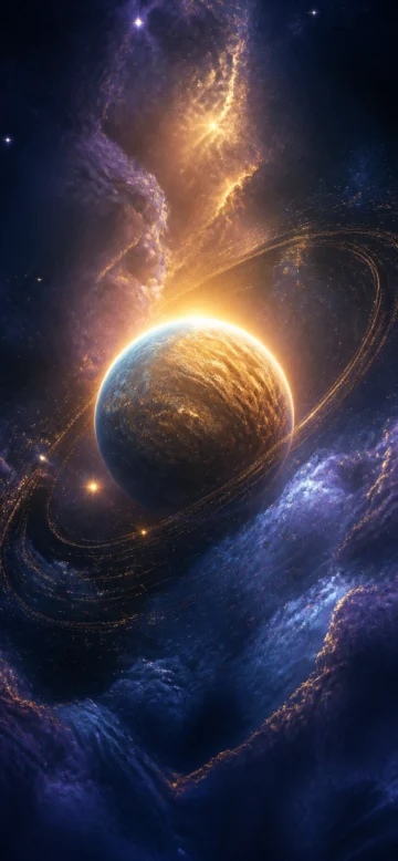 索拉里斯星海之光手机壁纸