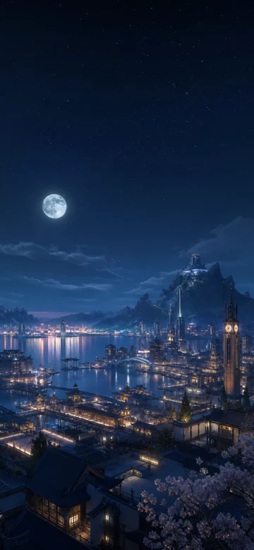 夜色今州手机壁纸