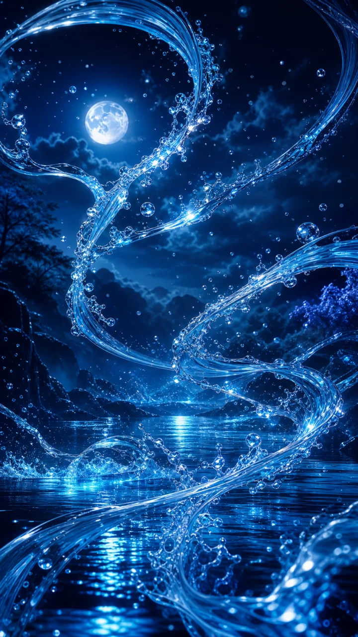 水之呼吸流光手机壁纸