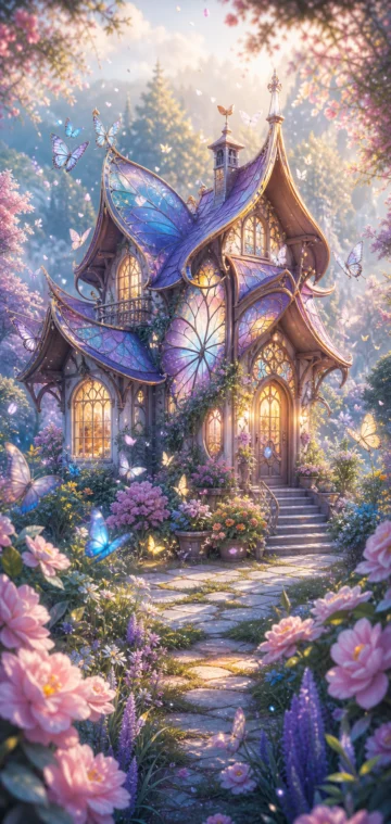 蝶屋花园手机壁纸