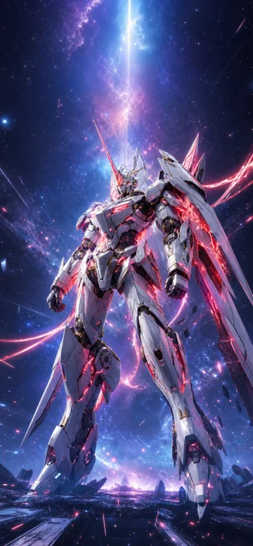 独角兽高达科幻机甲手机壁纸