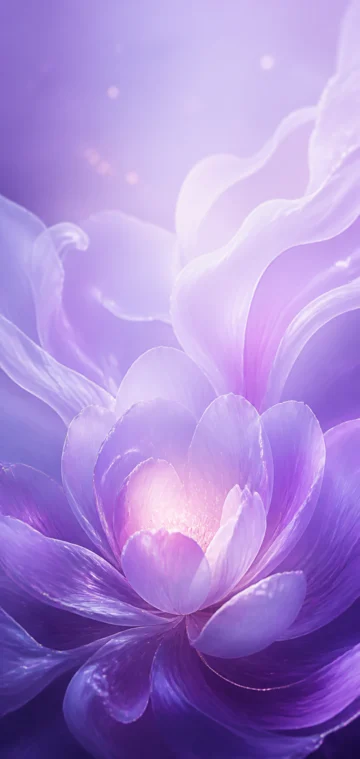紫罗兰梦幻背景手机壁纸