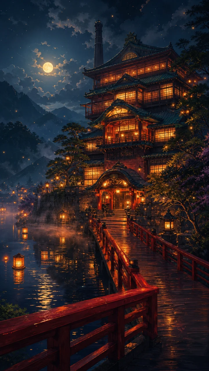 千与千寻梦幻汤屋手机壁纸