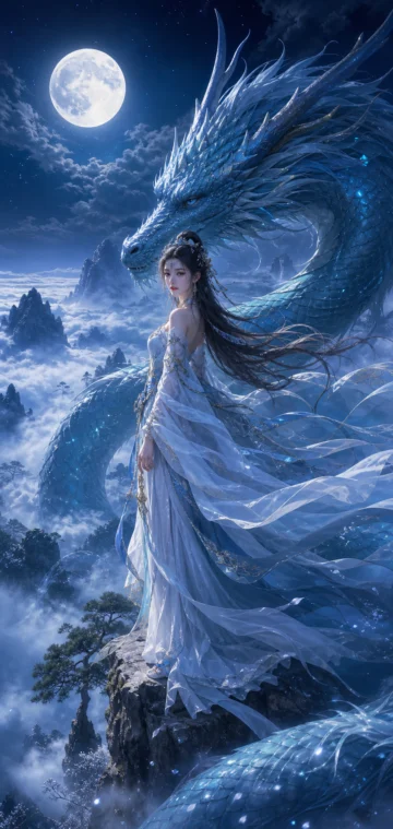 龙与少女幻想手机壁纸