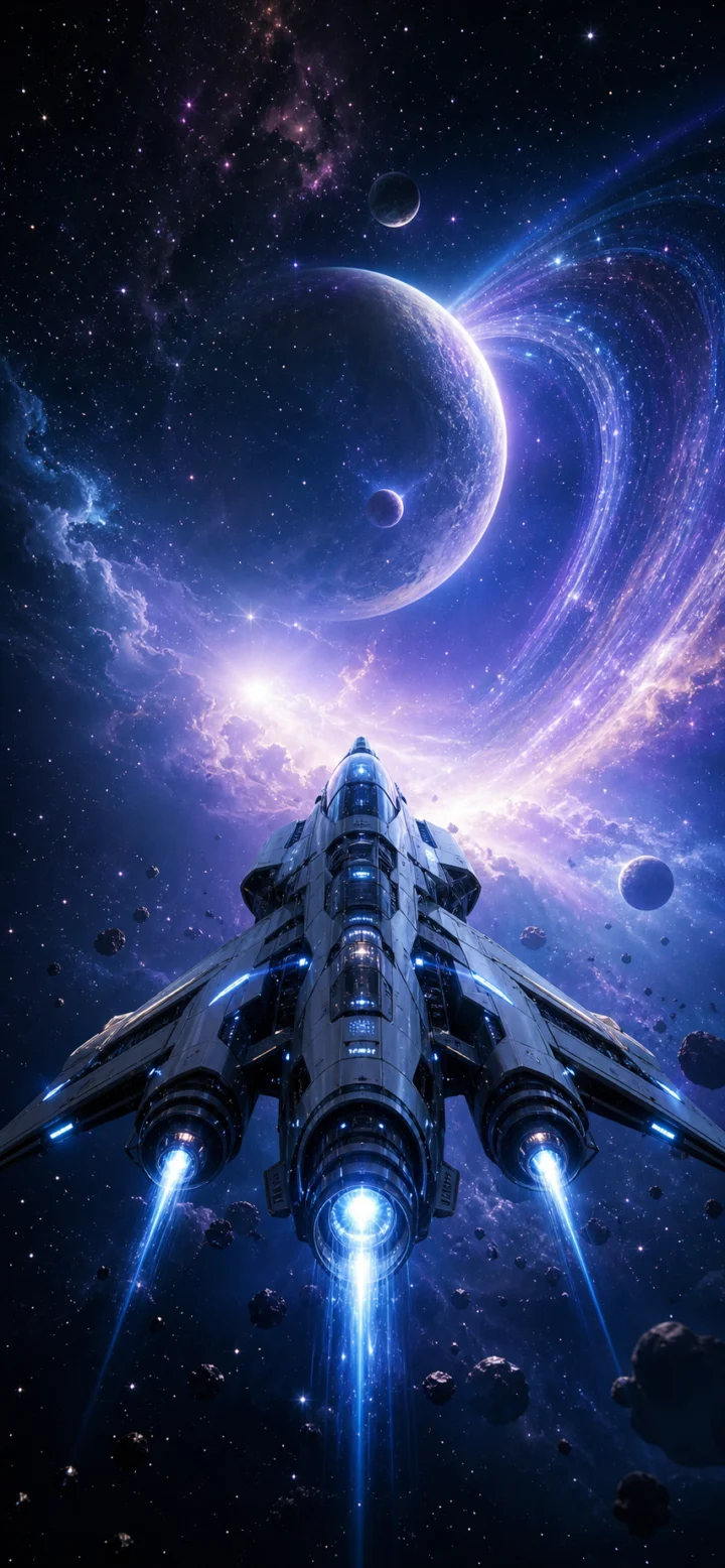 星际探索手机壁纸