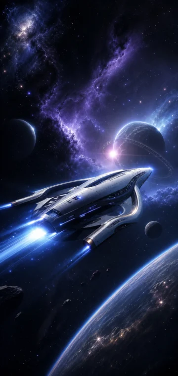 太空巡航星际手机壁纸