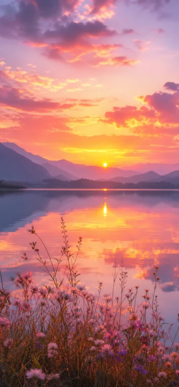 唯美夕阳手机壁纸