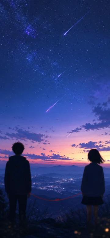 君名流星黄昏手机壁纸