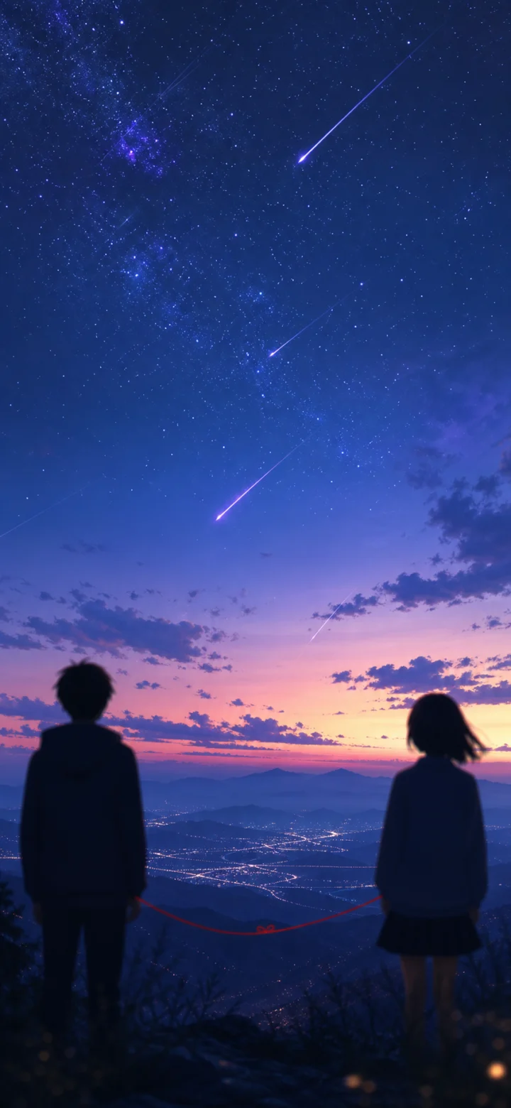 君名流星黄昏手机壁纸