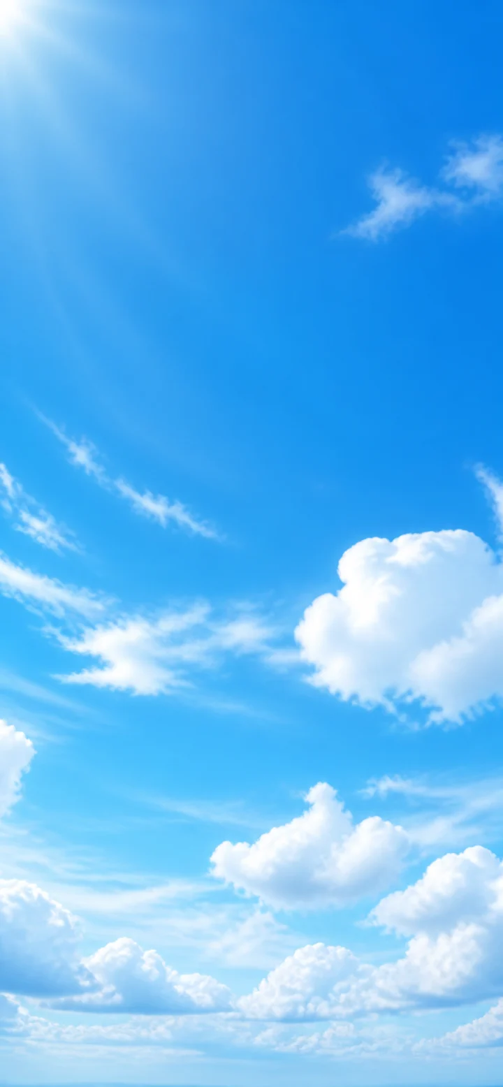 蓝色天空手机壁纸