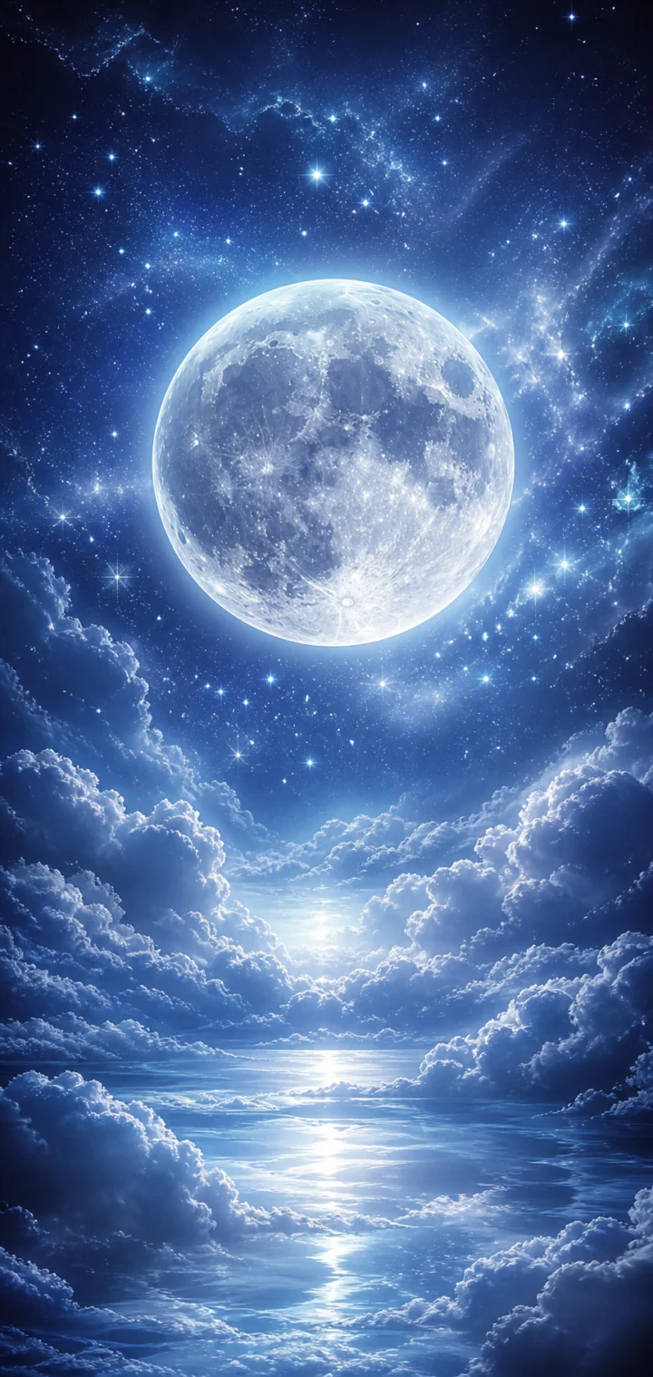 梦幻月球手机壁纸