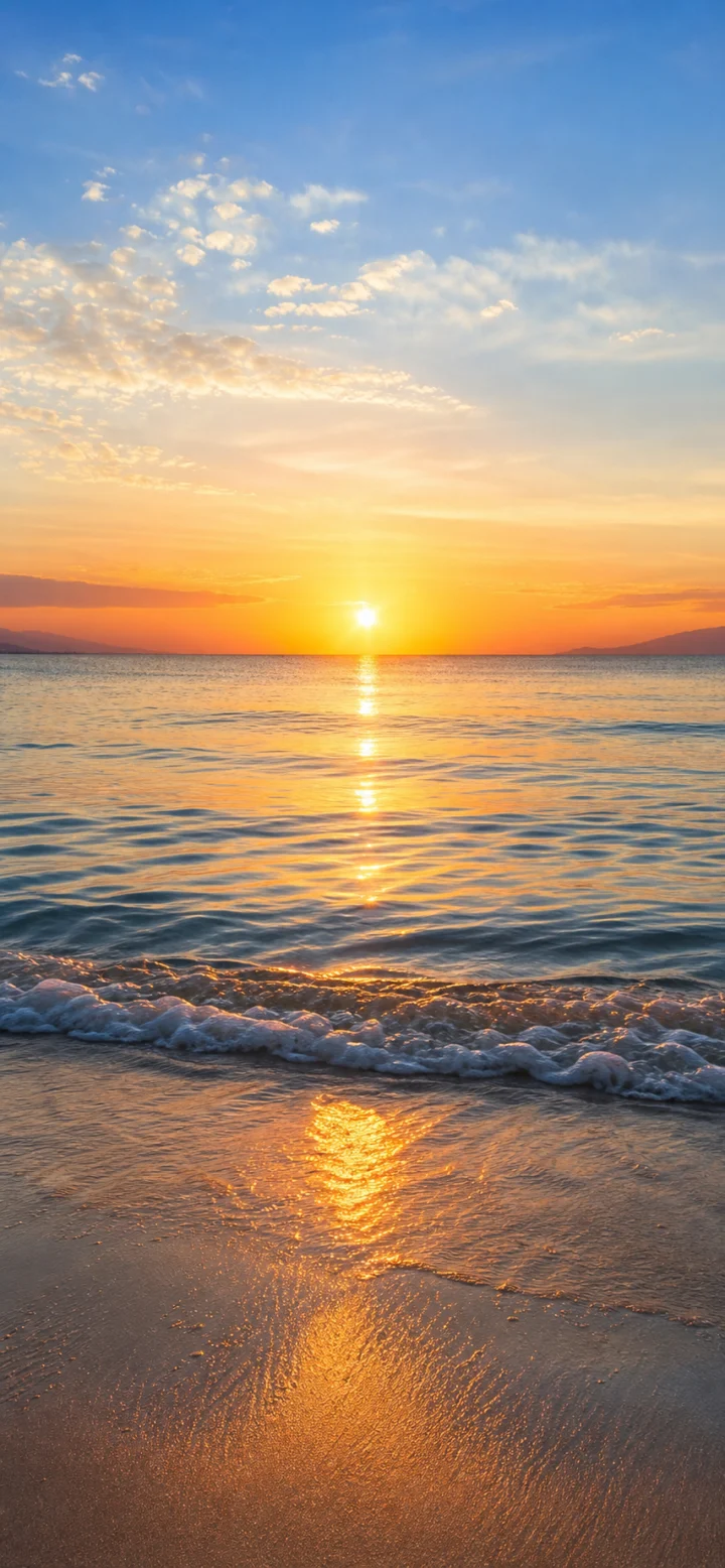 日出海景手机壁纸