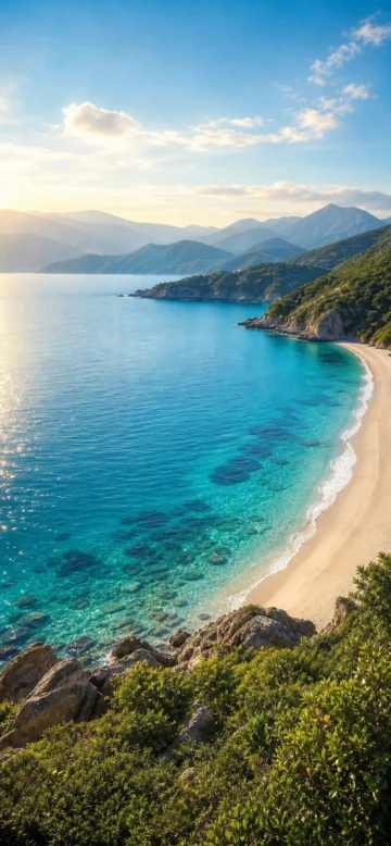 静谧海湾手机壁纸