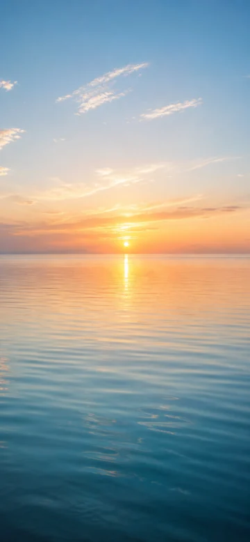 宁静海面手机壁纸