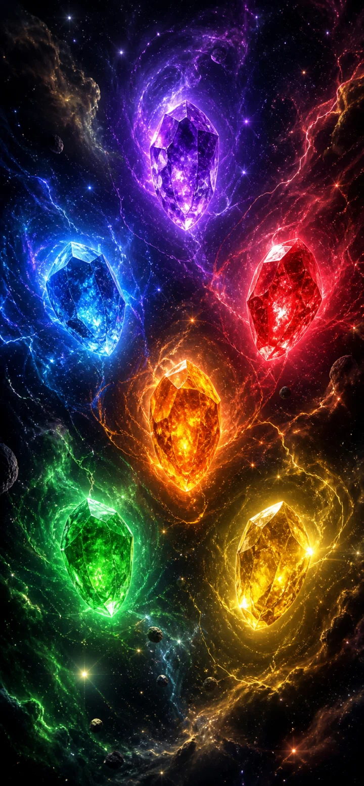 无限宝石宇宙能量手机壁纸