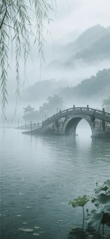 断桥烟雨手机壁纸