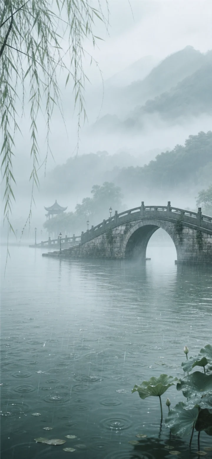 断桥烟雨手机壁纸
