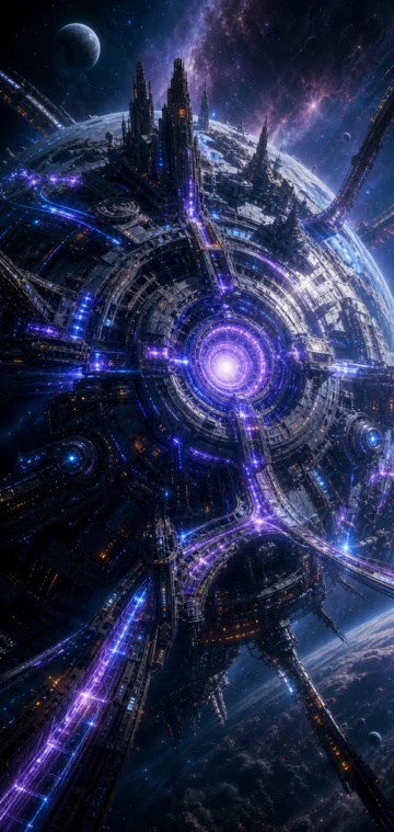 赛博坦机械星球手机壁纸