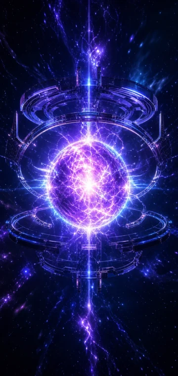 能量核心未来科技手机壁纸