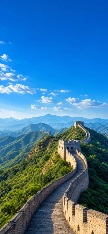 长城蓝天手机壁纸