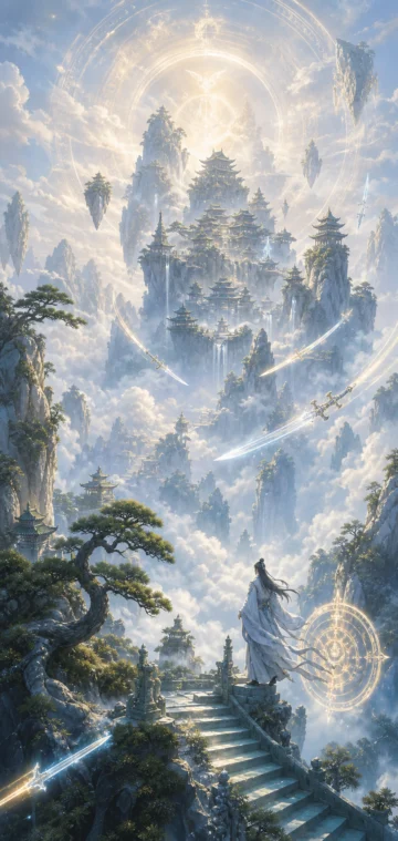 修真仙境手机壁纸