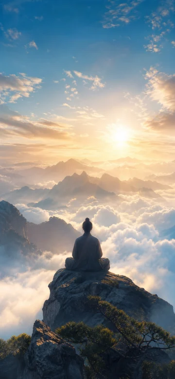 道心云海禅境手机壁纸
