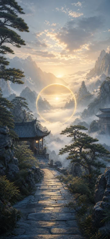 道心云山手机壁纸