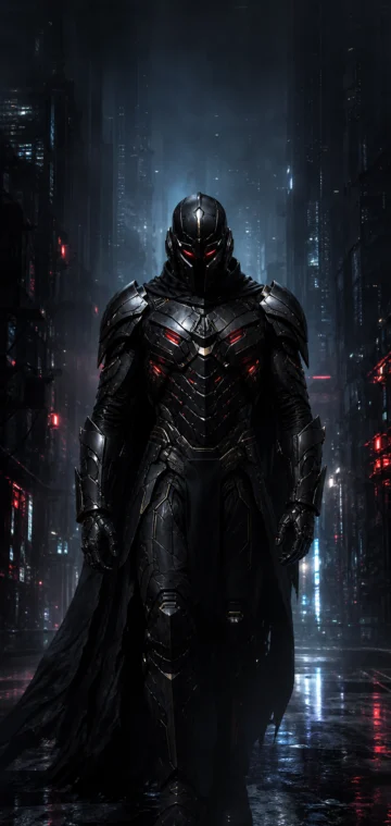 黑武士暗夜机甲手机壁纸