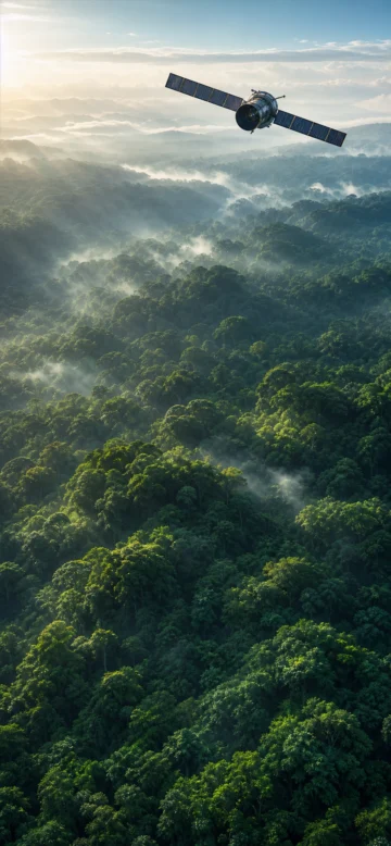 森林卫星手机壁纸