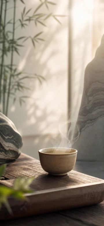 禅茶一味清雅手机壁纸
