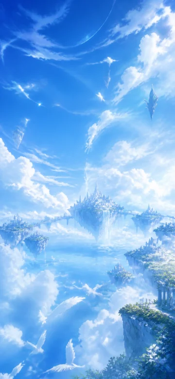 蓝天幻想手机壁纸