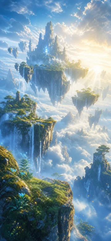 高空秘境云海手机壁纸