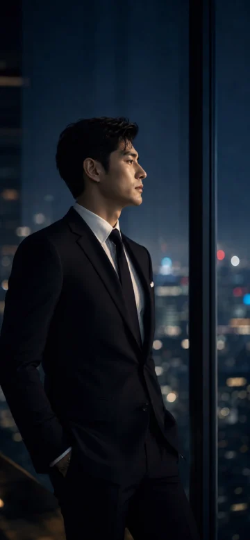 成熟男士都市质感手机壁纸
