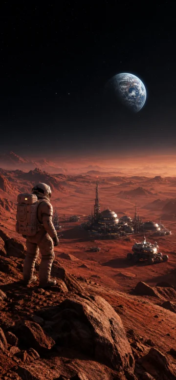火星任务探索手机壁纸