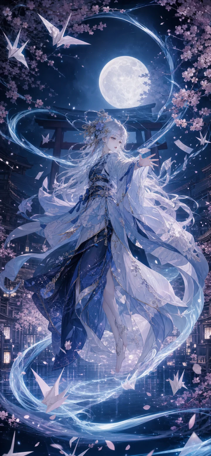 月夜式神灵影手机壁纸