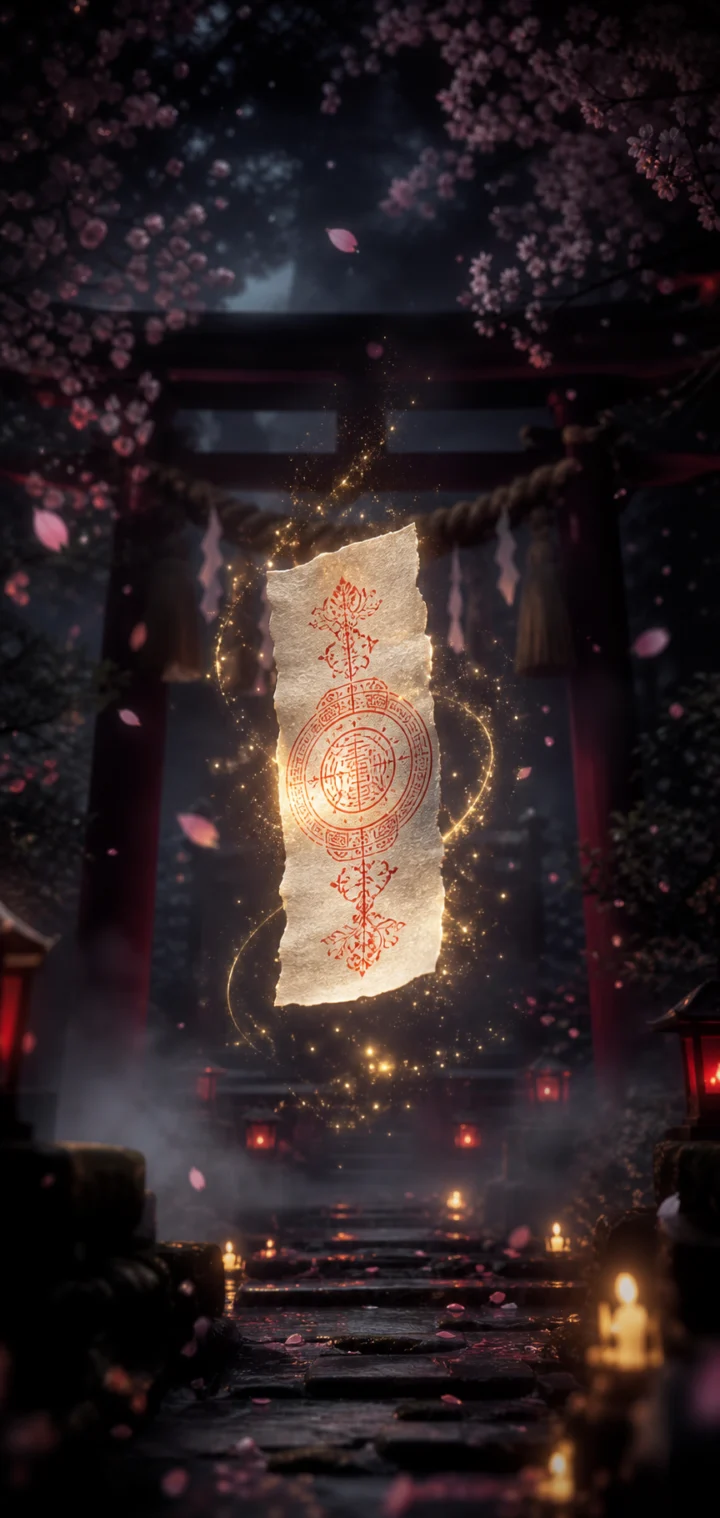 幽光御札手机壁纸