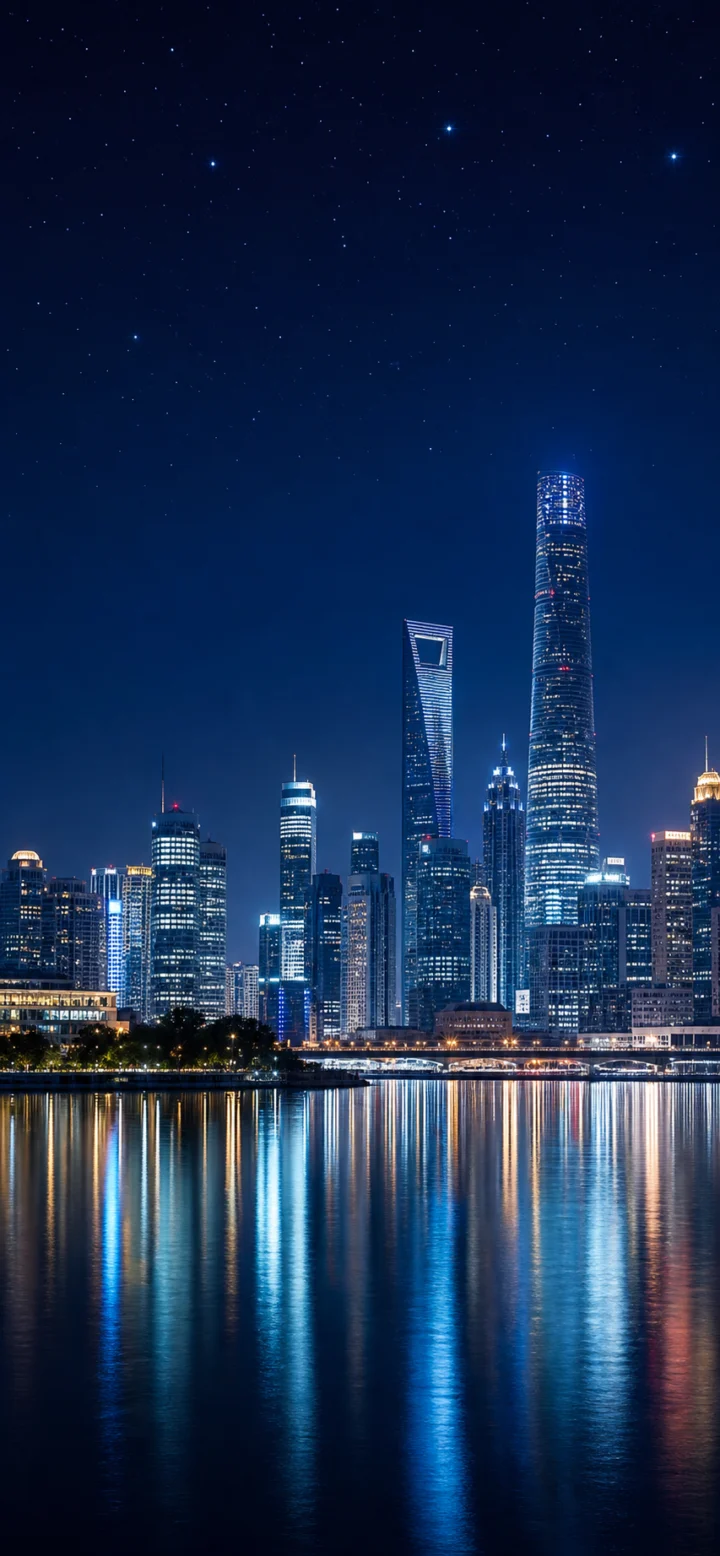 璀璨夜景手机壁纸