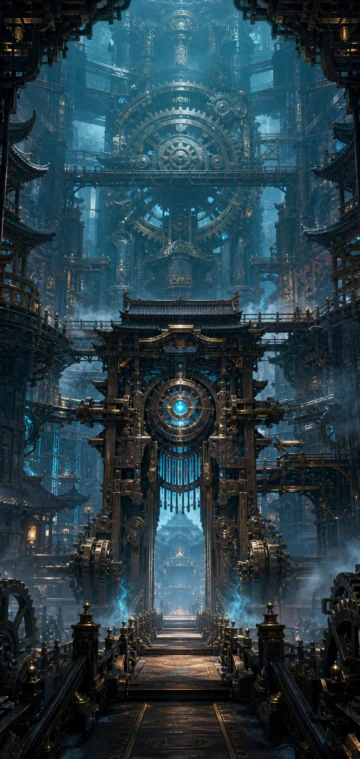 墨家机关城玄幻手机壁纸