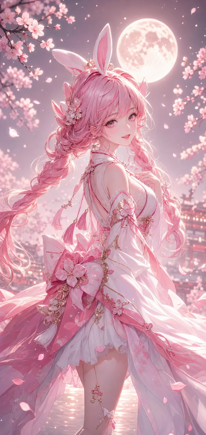 小舞粉色梦幻手机壁纸