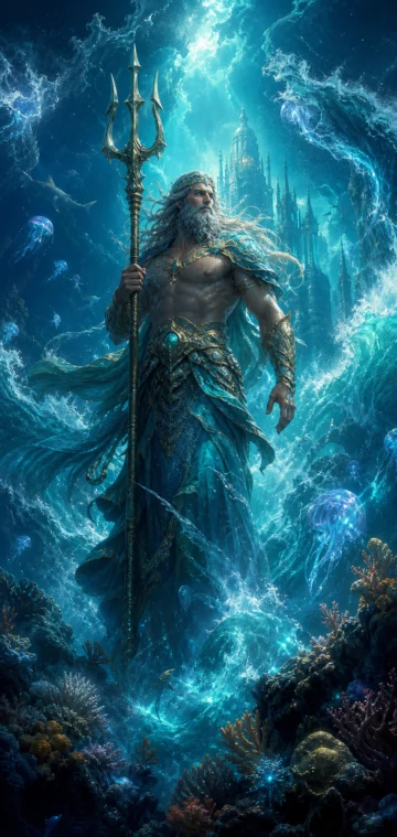 海神深海王座手机壁纸